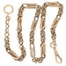 Yellow Gold Victorian Fancy Figaro Watch Chain/Necklace 16 1/2" - 14k Antique