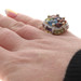 Bellarri Amethyst Topaz Peridot Cocktail Ring YellowGold 18k Cushion 8.00ctw Sz7
