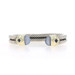 David Yurman Renaissance Chalcedony Double Cable Cuff Bracelet 6 1/2" -925 & 14k