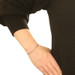 White Gold Diamond Bangle Bracelet 7" - 14k Round Brilliant .25ctw