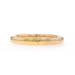 Yellow Gold Bangle Bracelet 7" - 14k Resin Filled Core