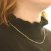 Yellow Gold Diamond Cut Rope Chain Necklace 20" - 10k
