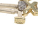 Yellow Gold Diamond Link Bracelet 7" - 10k Single Cut .10ctw