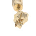 Yellow Gold Diamond SINGLE Stud Earring - 14k Round Brilliant .14ct One Pierced
