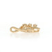 Yellow Gold Diamond Three-Stone Pendant - 14k Single Cut