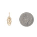Yellow Gold Diamond Three-Stone Pendant - 14k Single Cut