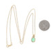 Yellow Gold Emerald Diamond Pendant Necklace 18" - 14k Oval 1.60ctw