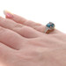 Yellow Gold London Blue Topaz Diamond Halo Ring - 14k Oval 3.15ctw