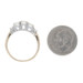 Leo Schachter Diamond Three-Stone Engagement Ring -Yellow Gold 14k Round 1.10ctw
