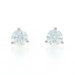 White Gold Diamond Stud Earrings - 14k Round Brilliant 1.80ctw GIA Pierced
