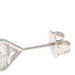 White Gold Diamond Stud Earrings - 14k Round Brilliant 1.80ctw GIA Pierced