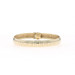 Yellow Gold Omega Chain Bracelet 7" - 14k