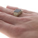 Yellow Gold Onyx Art Deco Men's Ring - 14k Rectangular Vintage Solitaire