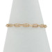 Yellow Gold Fancy Link Chain Bracelet 15 3/4" - 14k