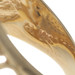 Yellow Gold Diamond Men's Ring - 10k Single Cut 1.00ctw