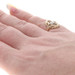 Yellow Gold Diamond Vintage Solitaire Ring - 10k Single Cut Filigree