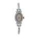 Hamilton Diamond Vintage Ladies Watch - White Gold 14k Manual Round 2.02ctw