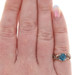 Le Vian London Blue Topaz Diamond Ring - Rose Gold 14k Rd Checkerboard 2.26ctw