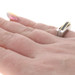 Le Vian Sapphire Diamond Band -Platinum 900 Gold 18k Square .53ctw Sz 6 1/2 Ring
