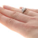 Platinum Diamond Art Deco Engagement Ring - 950 Old Mine 1.08ctw Vintage