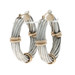 Sterling Silver Rope Twist Hoop Earrings - 925 14k Nautical Pierced