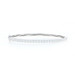 White Gold Diamond Bangle Bracelet 6 3/4" - 18k Round Brilliant 2.40ctw