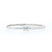 White Gold Diamond Bangle Bracelet 6 3/4" - 18k Round Brilliant 2.40ctw