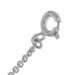 White Gold Diamond by the Yard Bracelet 7" - 18k Rd .39ctw Cable Chain Station