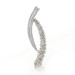 White Gold Diamond Pendant - 14k Round Brilliant .50ctw