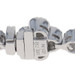 White Gold Diamond Quatrefoil Tennis Bracelet 6 3/4" - 18k Princess 5.94ctw