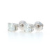 White Gold Diamond Stud Earrings - 14k Round 1.00ctw GIA Pierced Screw-Ons