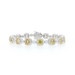White Gold Diamond Tennis Bracelet 6 1/2" - 18k Cushion 10.74
