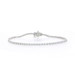 White Gold Diamond Tennis Bracelet 7 1/4" - 14k Round Brilliant 2.96ctw