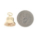 Yellow Gold Bell Charm - 14k Music Instrument