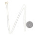 Yellow Gold Box Chain Necklace 18" - 14k