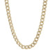 Yellow Gold Curb Chain Pocket Watch Necklace 25 1/4" - 14k Convertible