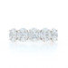 Yellow Gold Diamond Cluster Band - 18k Princess .98ctw Ring