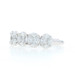 Yellow Gold Diamond Cluster Band - 18k Princess .98ctw Ring