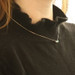 Yellow Gold Diamond Emerald Two-Stone Pendant Necklace 14k Rd .80ctw Adjustable