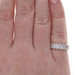 Yellow Gold Diamond Nine-Stone Band - 18k Oval 1.66ctw Ring