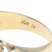 Yellow Gold Floral Garland Statement Band - 10k Nature Etched Ring
