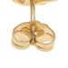 Yellow Gold Opal Stud Earrings - 18k Oval Cabochon .26ctw Pierced