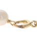 Yellow Gold Pearl Vintage Flower Garland Link Bracelet 7 1/4" - 14k