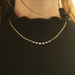 Yellow Gold Sapphire Diamond Necklace 18" - 18k Round 2.61ctw
