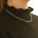 Yellow Gold Sapphire Diamond Necklace 18" - 18k Round 2.61ctw