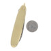 Yellow Gold Shell Art Deco Men's Pen Knife Pocket Knife - 18k Shell Vintage