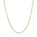 Yellow Gold Singapore Chain Necklace 18" - 10k