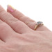 Yellow Gold Sky Blue Topaz Diamond Ring - 14k Round .32ctw