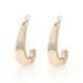 Yellow Gold Tapered J-Hook Earring Enhancers - 14k Stud Jackets