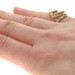 Yellow Gold Vintage Woven Tree Branch Statement Ring - 18k Nature Etched